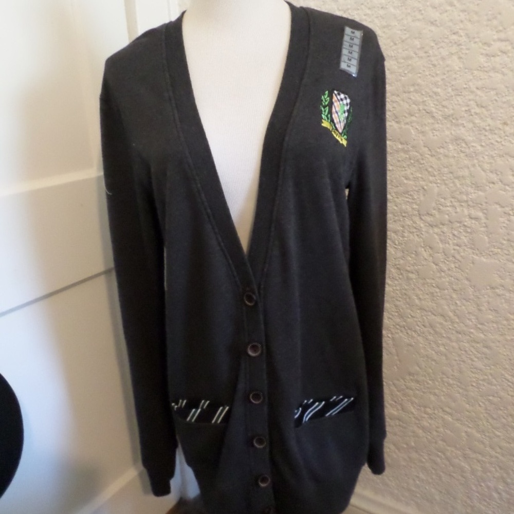 Butter Super Soft Preppy Fleece Cardigan M